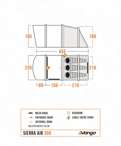 Vango Sierra Air 300 Tent 2026