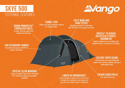 Vango Skye 500 Tent Deep Blue 2026