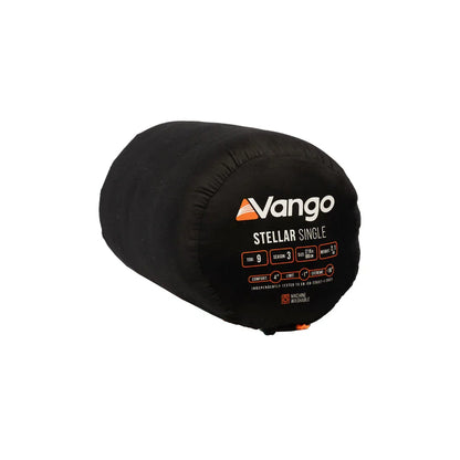 Vango Stellar Single sleeping bag, compact and machine washable for outdoor adventures