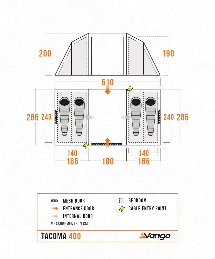 Vango Tacoma 400 Tent Package 2026