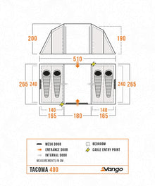Vango Tacoma 400 Tent Package 2026