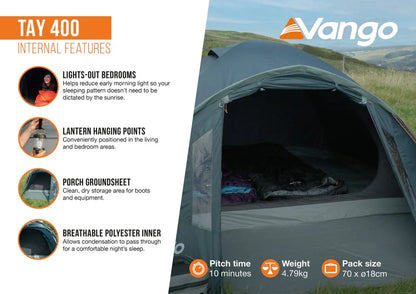 Vango Tay 400 Tent 2026