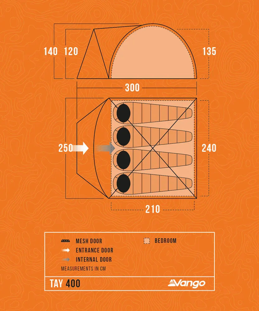 Vango Tay 400 Tent 2026