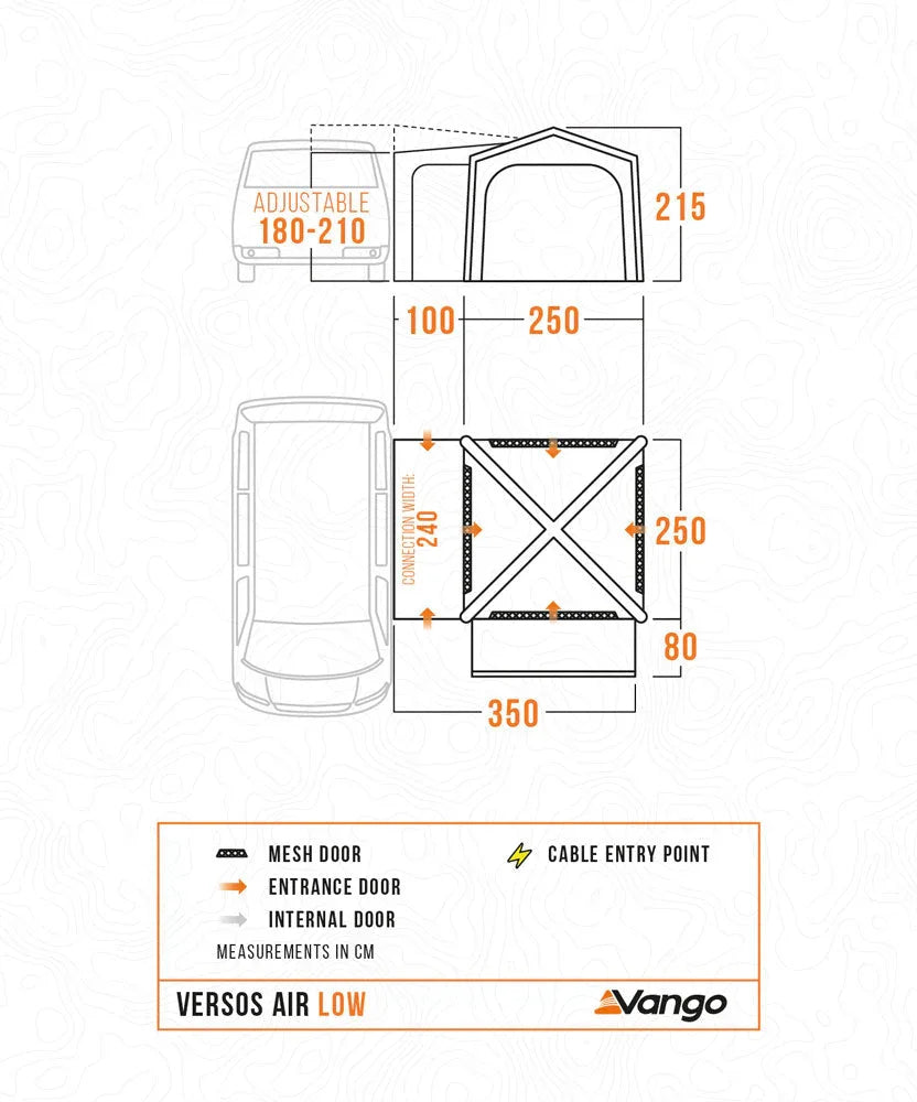 Vango Versos Air Low Drive-away Awning 2026