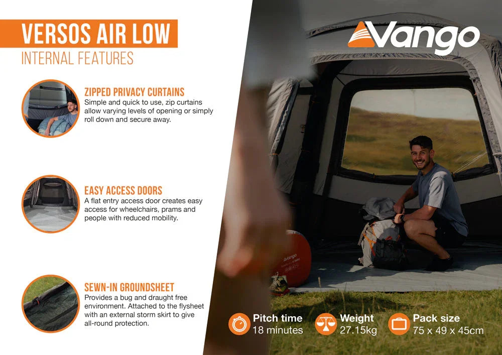 Vango Versos Air Low Drive-away Awning 2026
