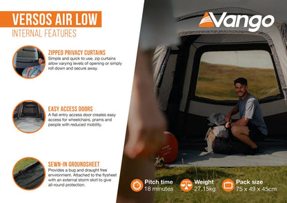 Vango Versos Air Low Drive-away Awning 2026