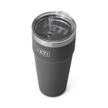 YETI insulated tumbler with straw lid for outdoor adventures