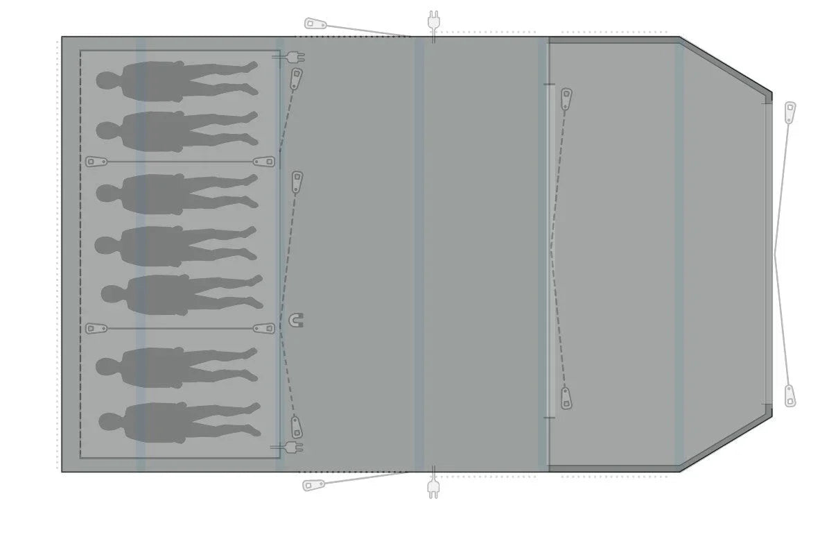 Outwell Stone Lake 7ATC Footprint Groundsheet 2020
