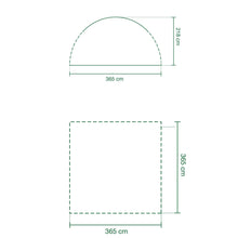 Coleman Event Shelter L Floorplan