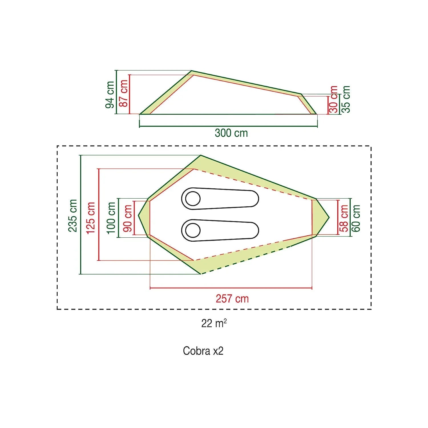 Coleman Cobra 2 Floorplan