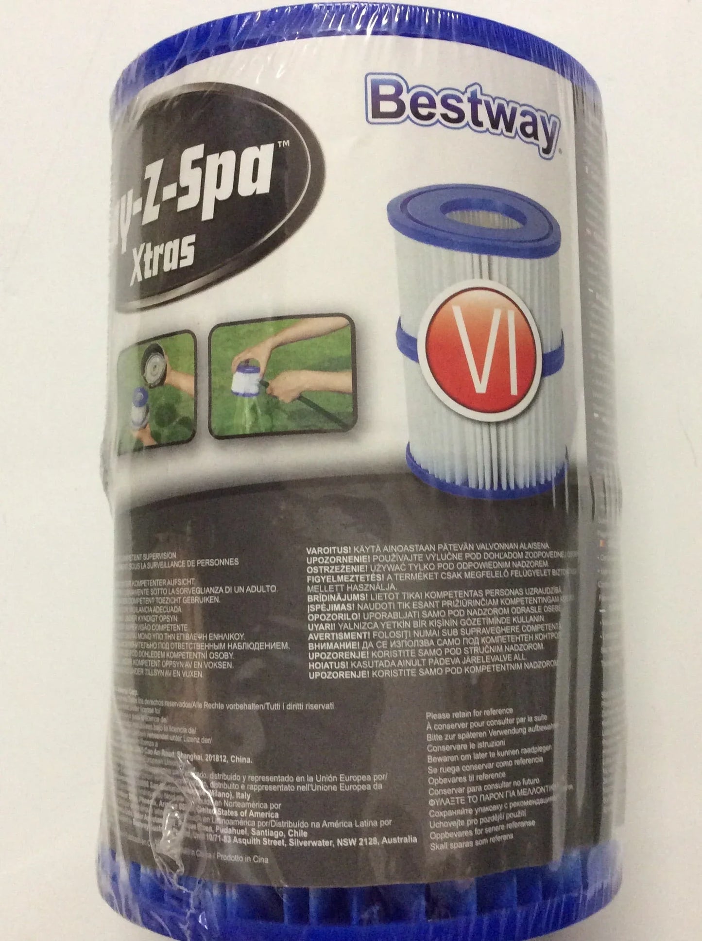 Lay-z-spa and pool replacement cartridge filter twin pack