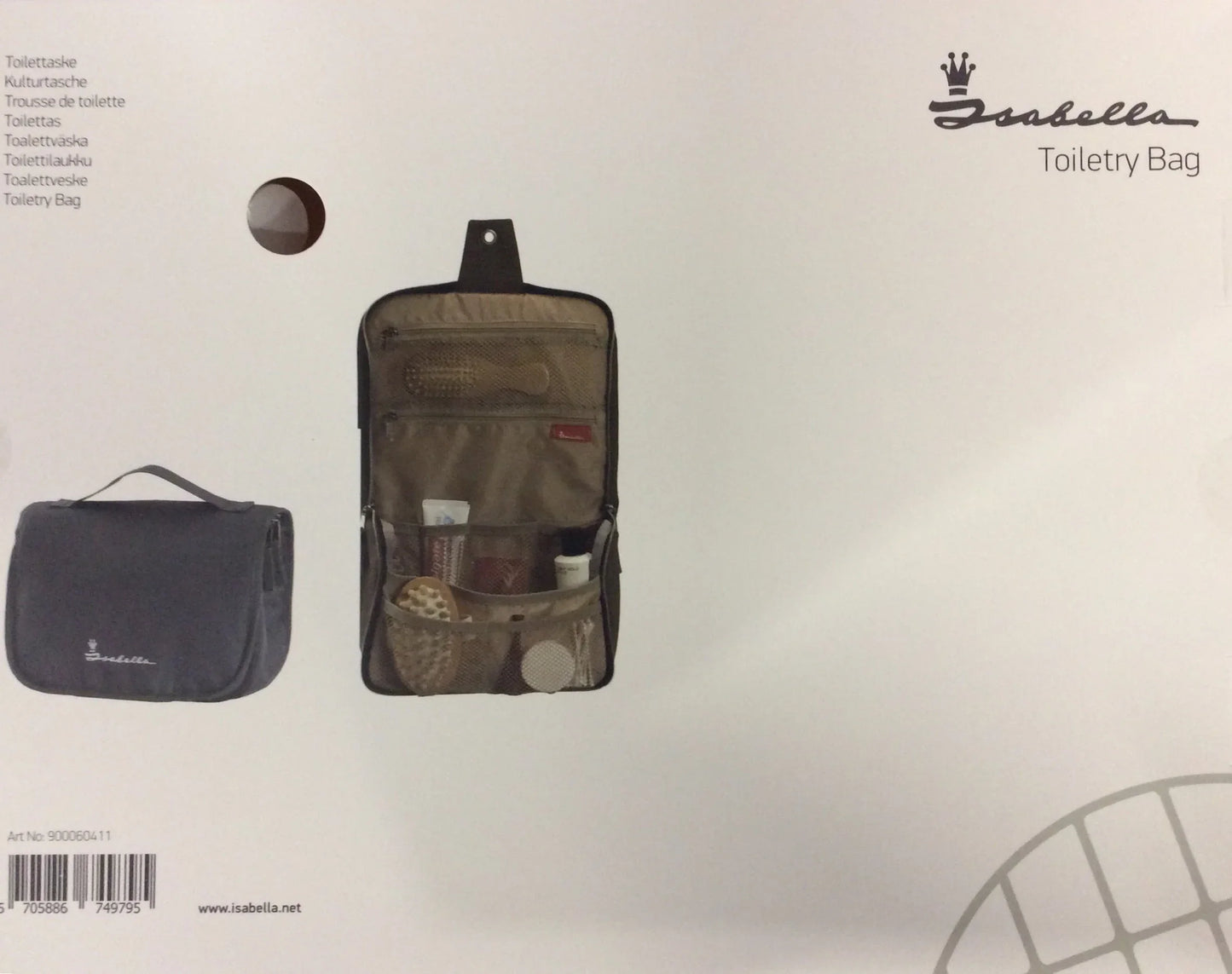 Isabella toiletry bag