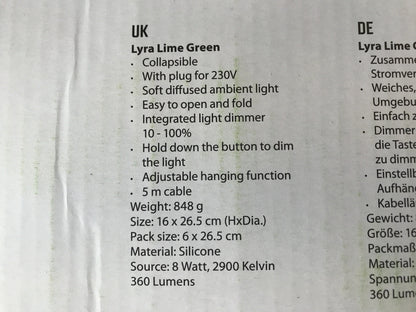 Outwell LED Lyra Lamp 230v