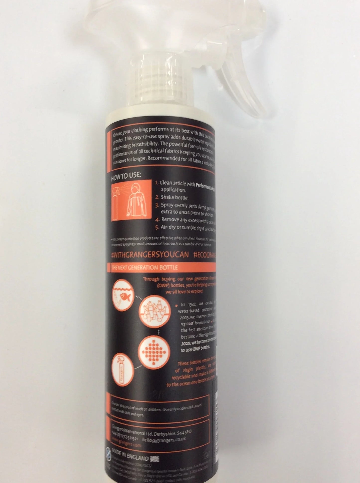 Grangers performance repel plus for clothing 275ml
