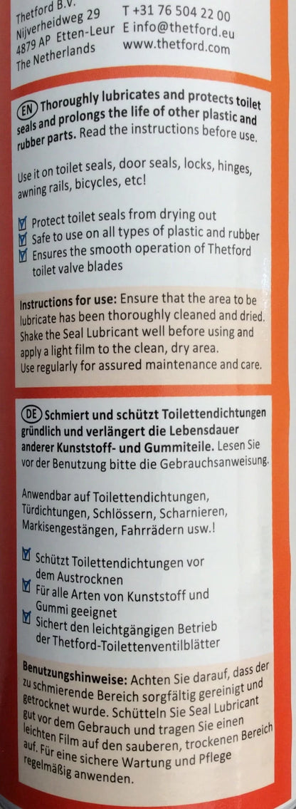 Thetford toilet seal lubricant 200ml
