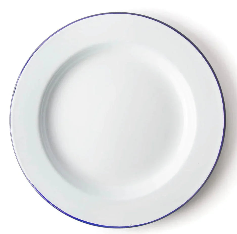 Falcon Enamel Dinner Plate - Traditional White - 20cm