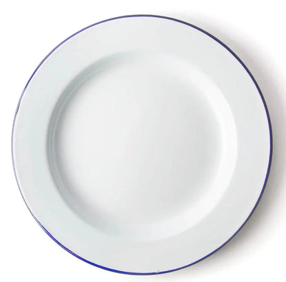 Falcon Enamel Dinner Plate - Traditional White - 20cm