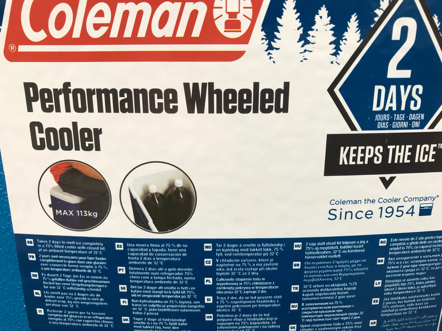 Coleman Performance Wheeled Cooler 26L