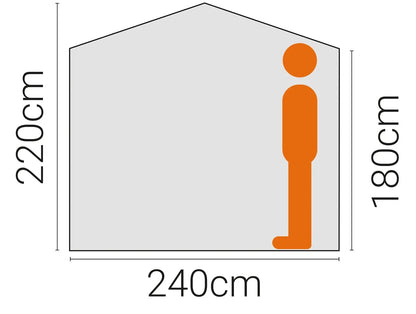 Quest Elite Instant Spring Up Screen House 4 Heightplan