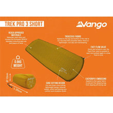 Vango Trek Pro 3 Short Canary Yellow